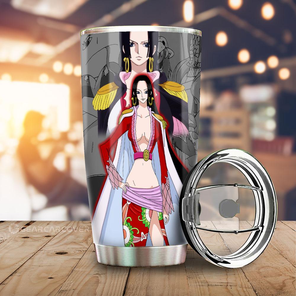 Boa Hancock Tumbler Cup Custom Anime One Piece Car Interior Accessories - Gearcarcover - 1