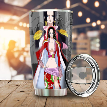 Boa Hancock Tumbler Cup Custom Anime One Piece Car Interior Accessories - Gearcarcover - 1
