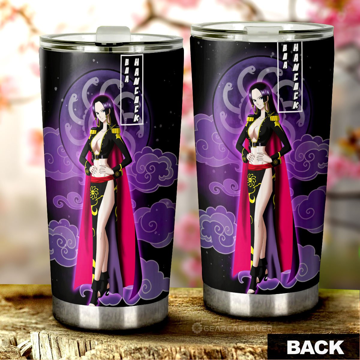 Boa Hancock Tumbler Cup Custom One Piece Anime Car Accessories For Anime Fans - Gearcarcover - 3