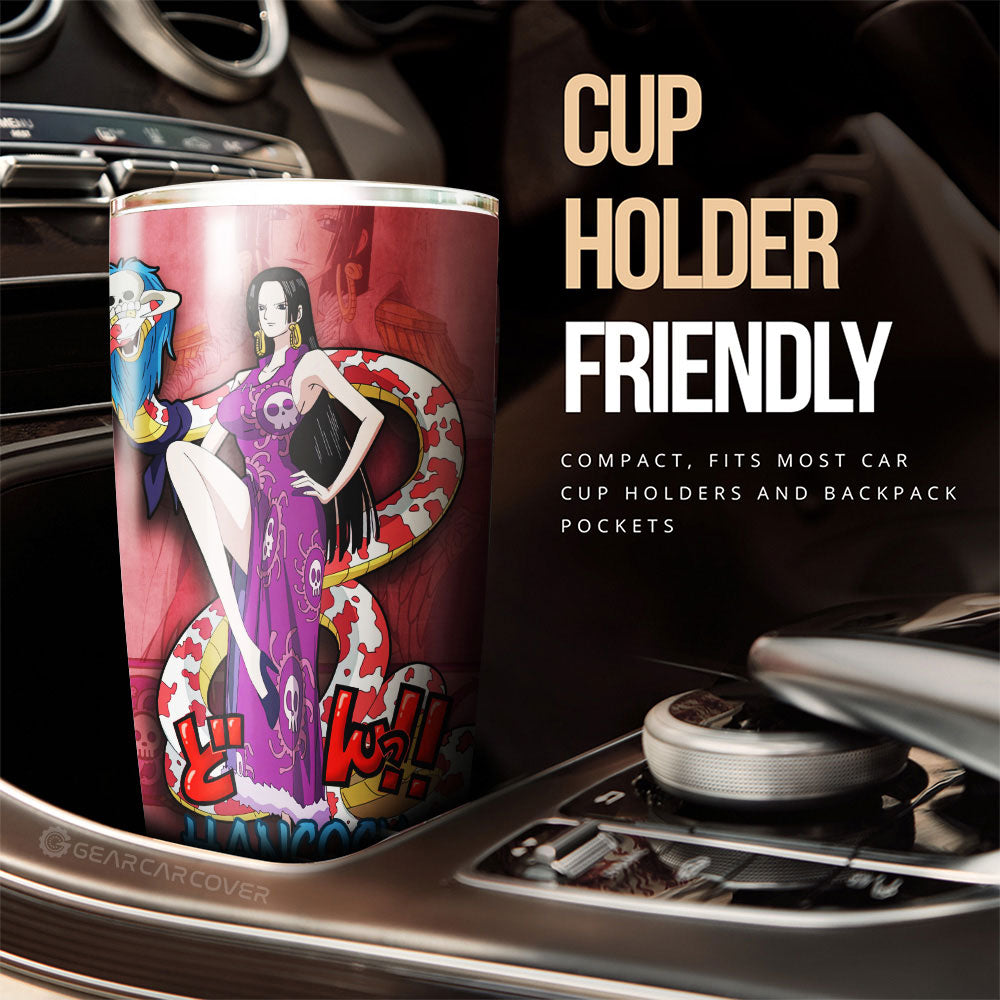 Boa Hancock Tumbler Cup Custom One Piece Anime Car Accessories - Gearcarcover - 2