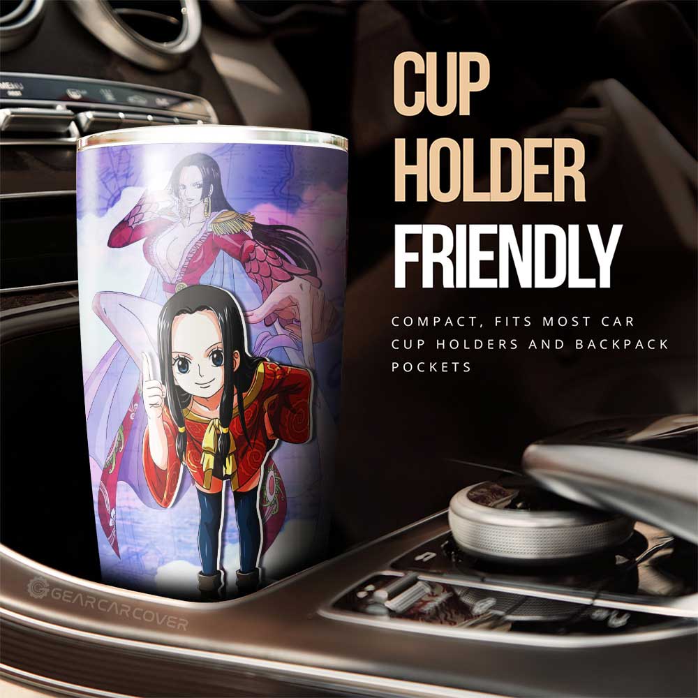 Boa Hancock Tumbler Cup Custom One Piece Map Car Accessories For Anime Fans - Gearcarcover - 2