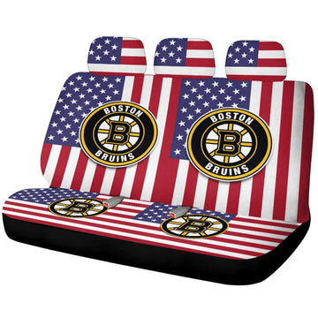 Boston Bruins Car Back Seat Cover Custom Car Accessories - Gearcarcover - 1