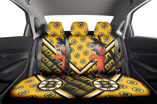 Boston Bruins Car Back Seat Cover Custom Car Decorations For Fans - Gearcarcover - 2