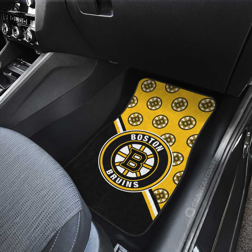 Boston Bruins Car Floor Mats Custom Car Accessories For Fans - Gearcarcover - 3