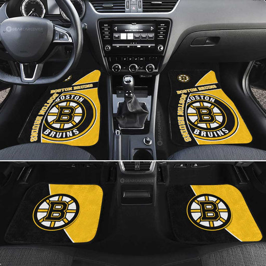 Boston Bruins Car Floor Mats Custom Car Decorations For Fans - Gearcarcover - 2