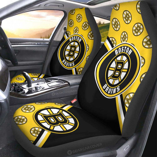 Boston Bruins Car Seat Covers Custom Car Accessories For Fans - Gearcarcover - 2