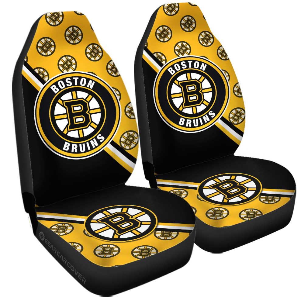 Boston Bruins Car Seat Covers Custom Car Accessories For Fans - Gearcarcover - 3