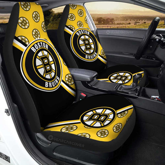 Boston Bruins Car Seat Covers Custom Car Accessories For Fans - Gearcarcover - 1