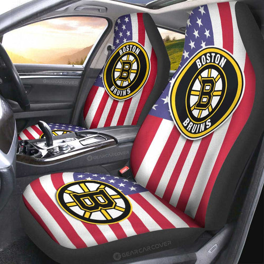 Boston Bruins Car Seat Covers Custom Car Decor Accessories - Gearcarcover - 2