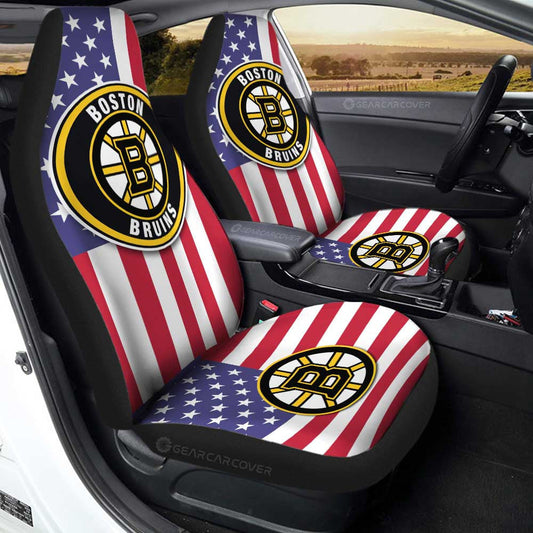 Boston Bruins Car Seat Covers Custom Car Decor Accessories - Gearcarcover - 1