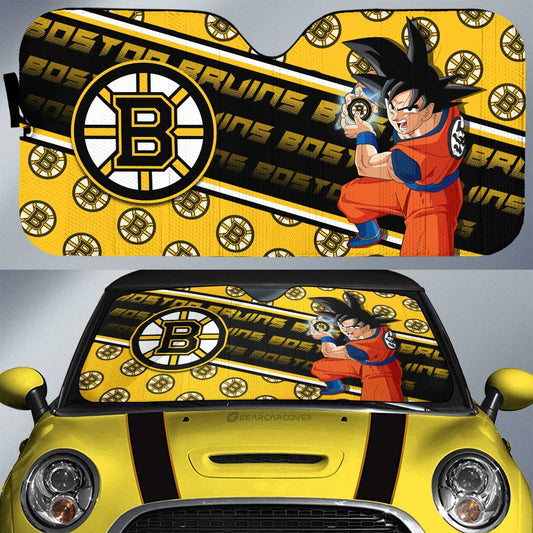 Boston Bruins Car Sunshade Custom Car Decorations For Fans - Gearcarcover - 1