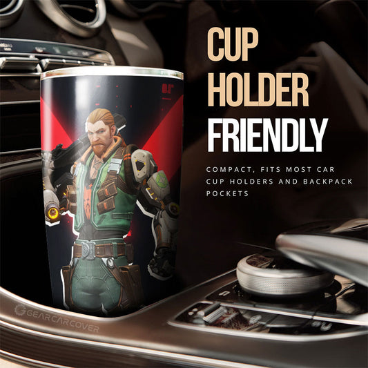 Breach Tumbler Cup Custom Valorant Agent - Gearcarcover - 2