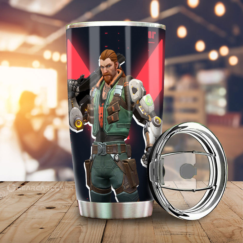 Breach Tumbler Cup Custom Valorant Agent - Gearcarcover - 1