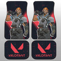 Brimstone Car Floor Mats Custom Valorant Agent - Gearcarcover - 1