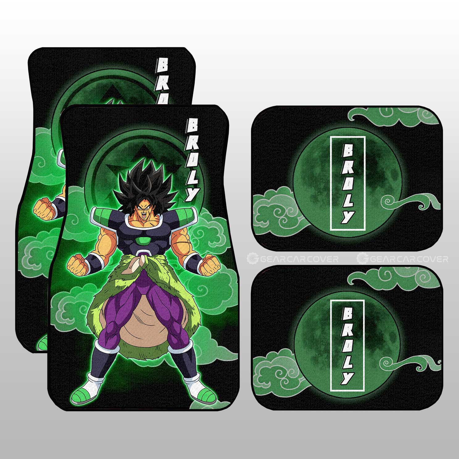 Broly Car Floor Mats Custom Anime Dragon Ball Car Accessories - Gearcarcover - 1