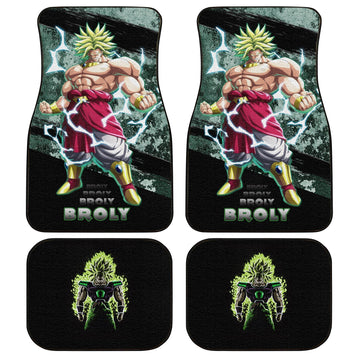 Broly Car Floor Mats Custom Anime Dragon Ball Car Accessories - Gearcarcover - 1