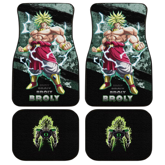 Broly Car Floor Mats Custom Anime Dragon Ball Car Accessories - Gearcarcover - 1