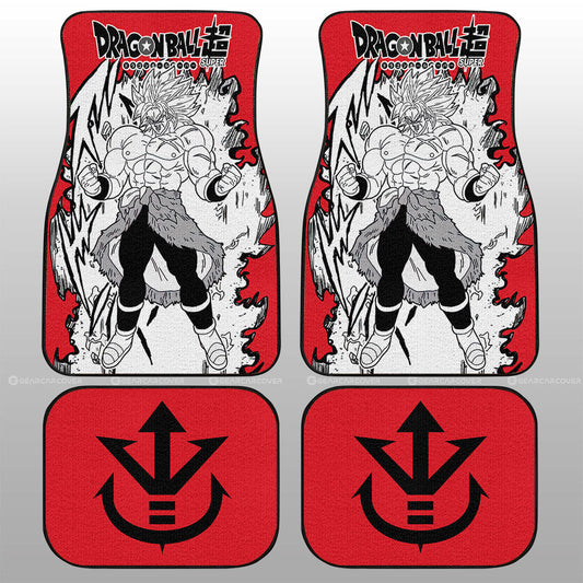 Broly Car Floor Mats Custom Dragon Ball Anime Car Accessories - Gearcarcover - 2