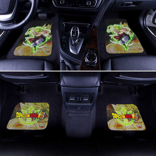 Broly Car Floor Mats Custom Dragon Ball Anime Car Accessories - Gearcarcover - 2