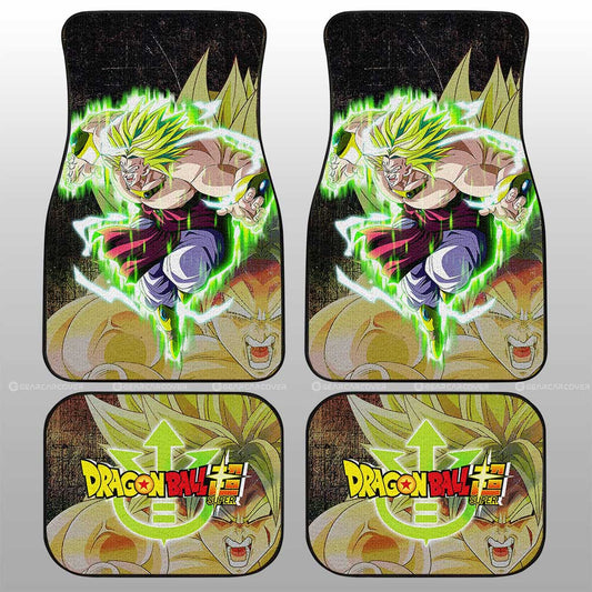 Broly Car Floor Mats Custom Dragon Ball Anime Car Accessories - Gearcarcover - 1