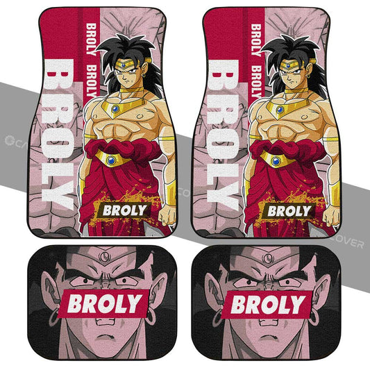 Broly Car Floor Mats Custom Dragon Ball Anime Car Accessories - Gearcarcover - 2