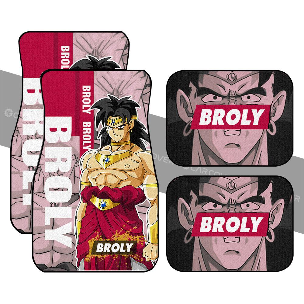 Broly Car Floor Mats Custom Dragon Ball Anime Car Accessories - Gearcarcover - 1