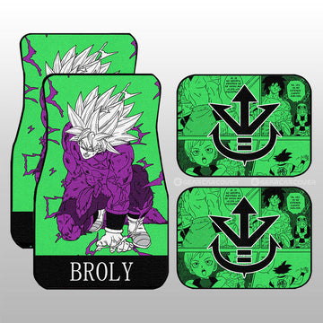 Broly Car Floor Mats Custom Dragon Ball Anime For Car - Gearcarcover - 1