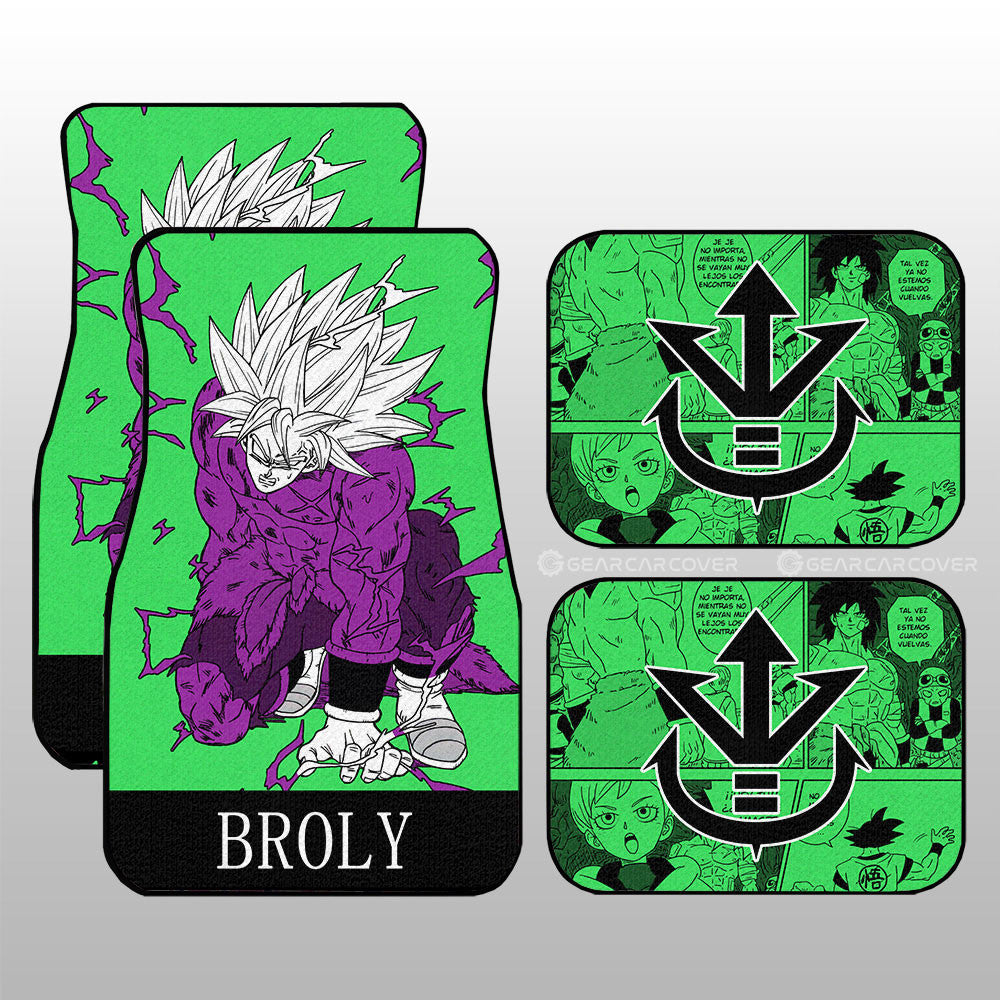 Broly Car Floor Mats Custom Dragon Ball Anime For Car - Gearcarcover - 1