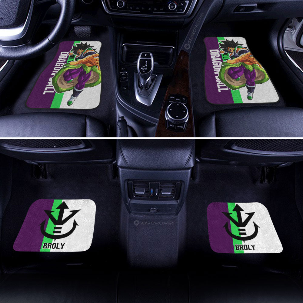 Broly Car Floor Mats Custom Dragon Ball Car Accessories For Anime Fans - Gearcarcover - 3