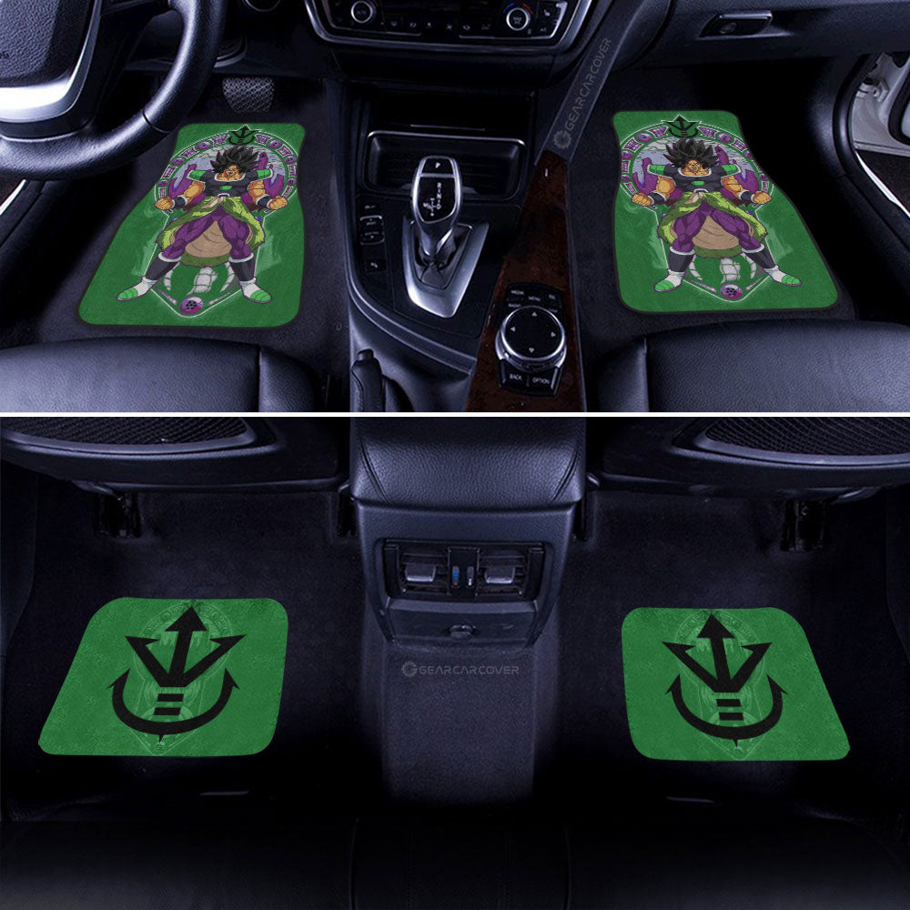 Broly Car Floor Mats Custom Dragon Ball Car Interior Accessories - Gearcarcover - 2