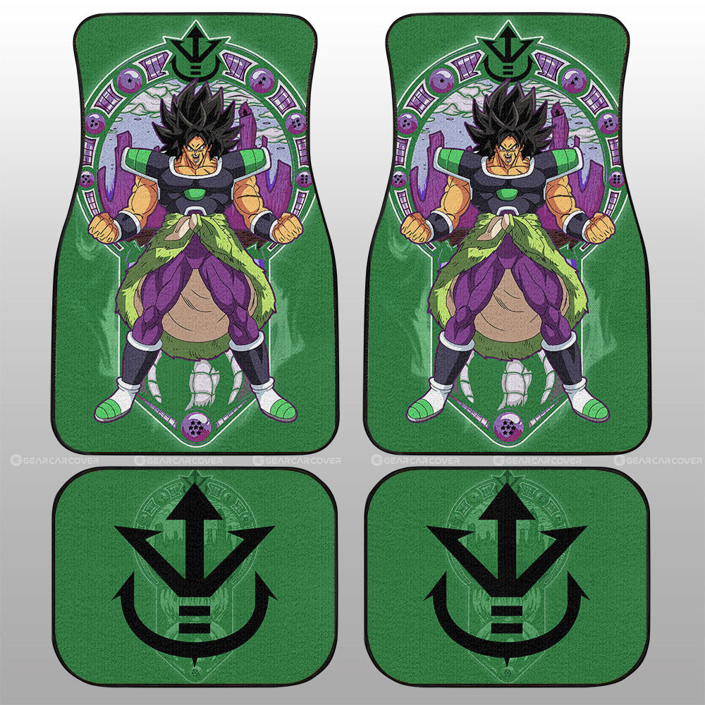 Broly Car Floor Mats Custom Dragon Ball Car Interior Accessories - Gearcarcover - 1