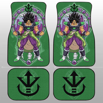 Broly Car Floor Mats Custom Dragon Ball Car Interior Accessories - Gearcarcover - 1