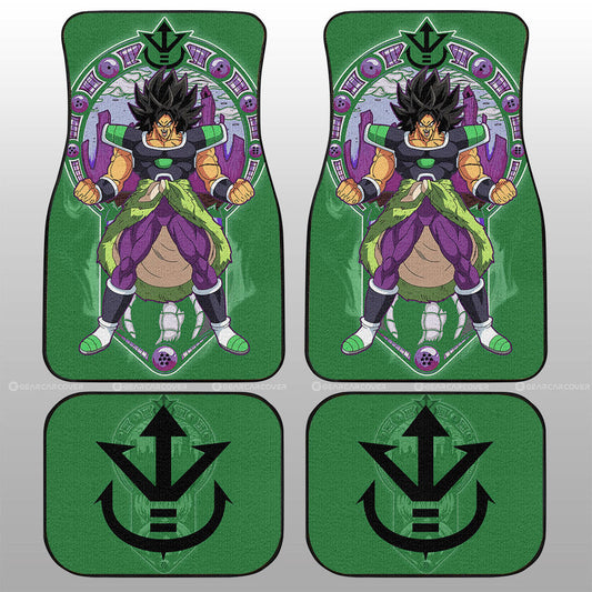 Broly Car Floor Mats Custom Dragon Ball Car Interior Accessories - Gearcarcover - 1