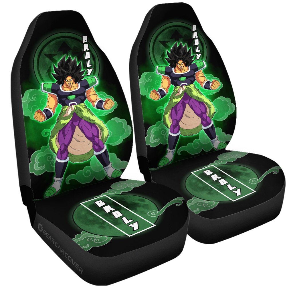 Broly Car Seat Covers Custom Anime Dragon Ball Car Accessories - Gearcarcover - 3