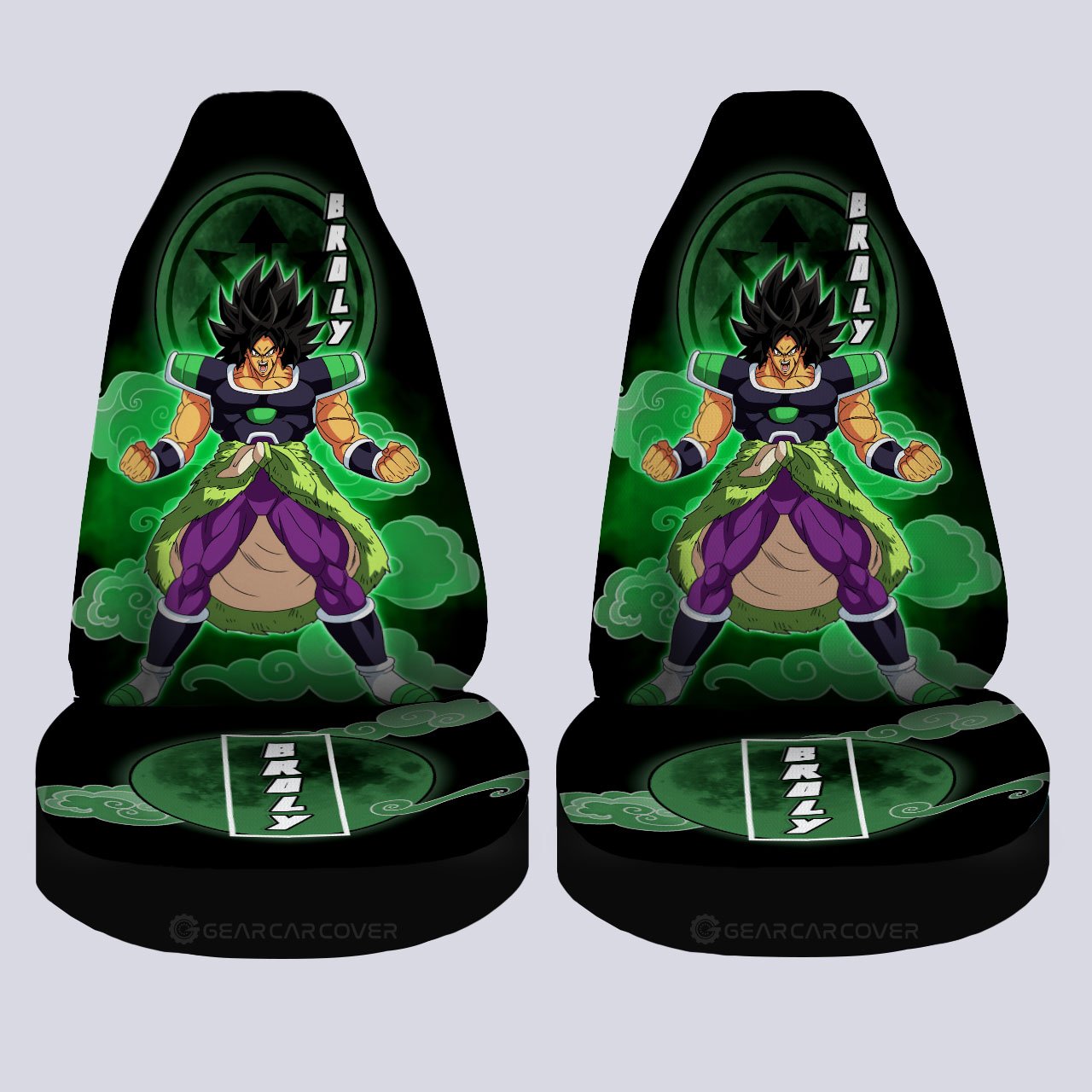 Broly Car Seat Covers Custom Anime Dragon Ball Car Accessories - Gearcarcover - 4