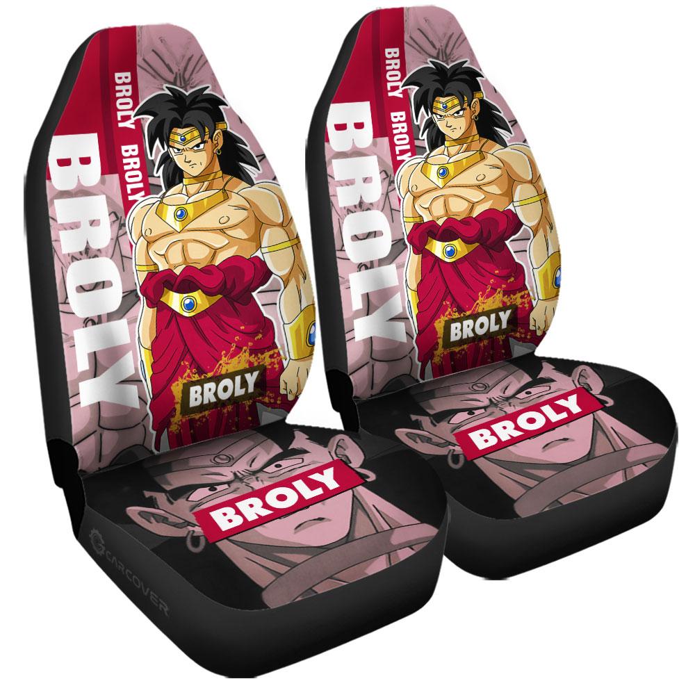 Broly Car Seat Covers Custom Dragon Ball Anime Car Accessories - Gearcarcover - 3