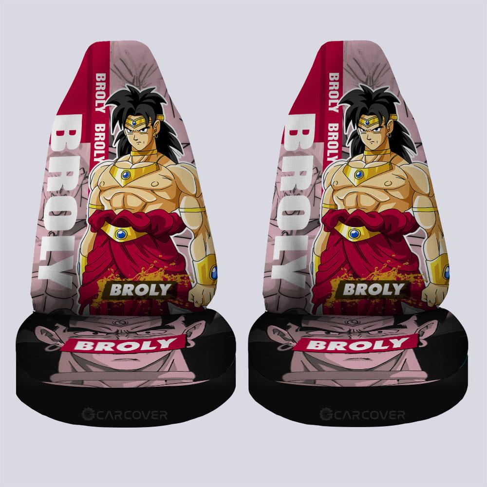 Broly Car Seat Covers Custom Dragon Ball Anime Car Accessories - Gearcarcover - 4