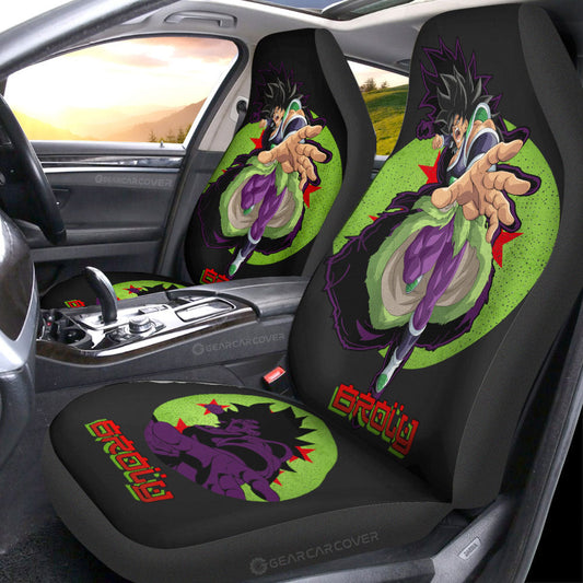 Broly Car Seat Covers Custom Dragon Ball Anime Car Accessories - Gearcarcover - 1