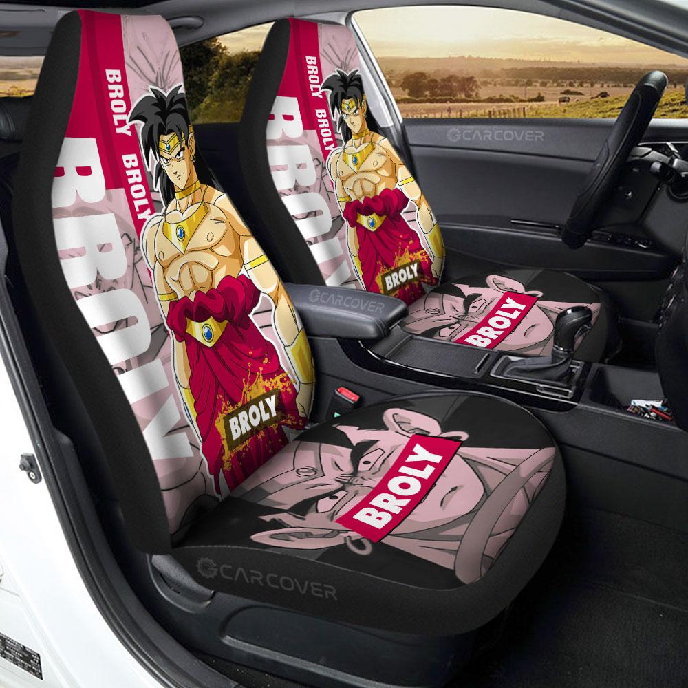 Broly Car Seat Covers Custom Dragon Ball Anime Car Accessories - Gearcarcover - 1