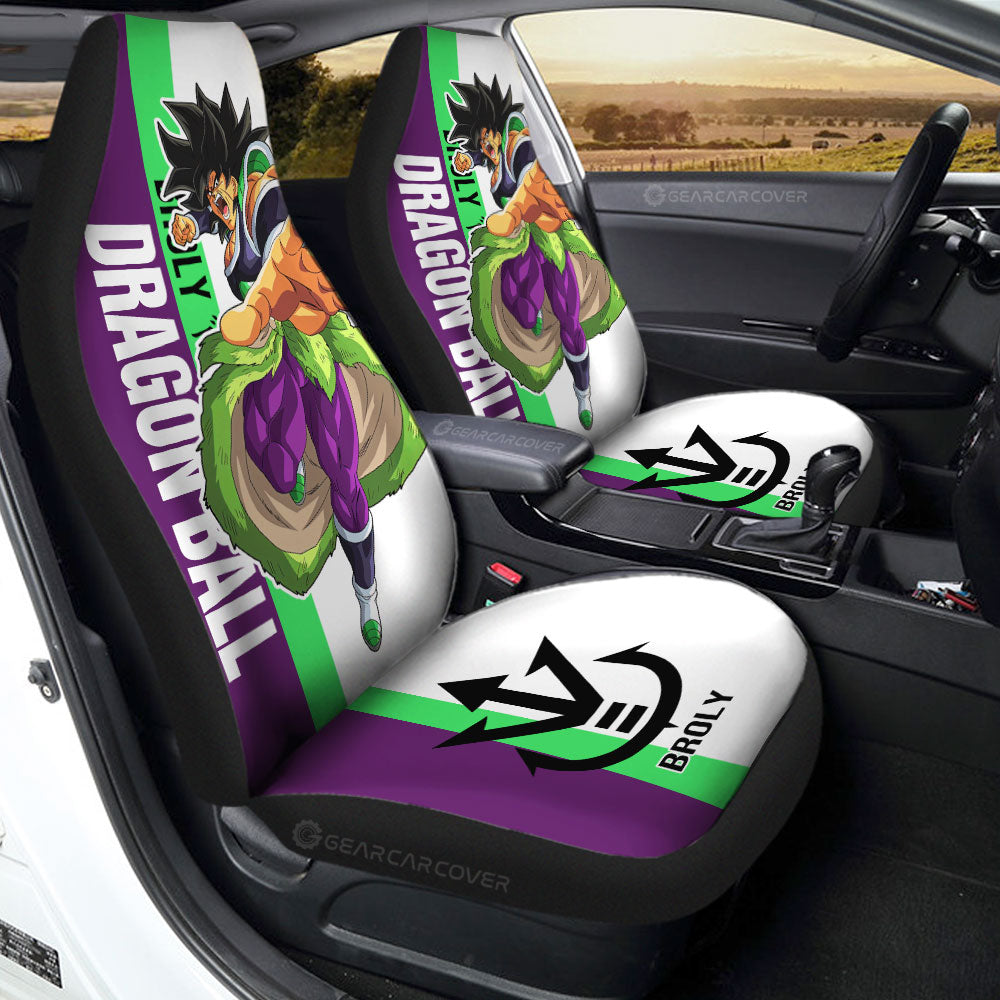 Broly Car Seat Covers Custom Dragon Ball Car Accessories For Anime Fans - Gearcarcover - 1