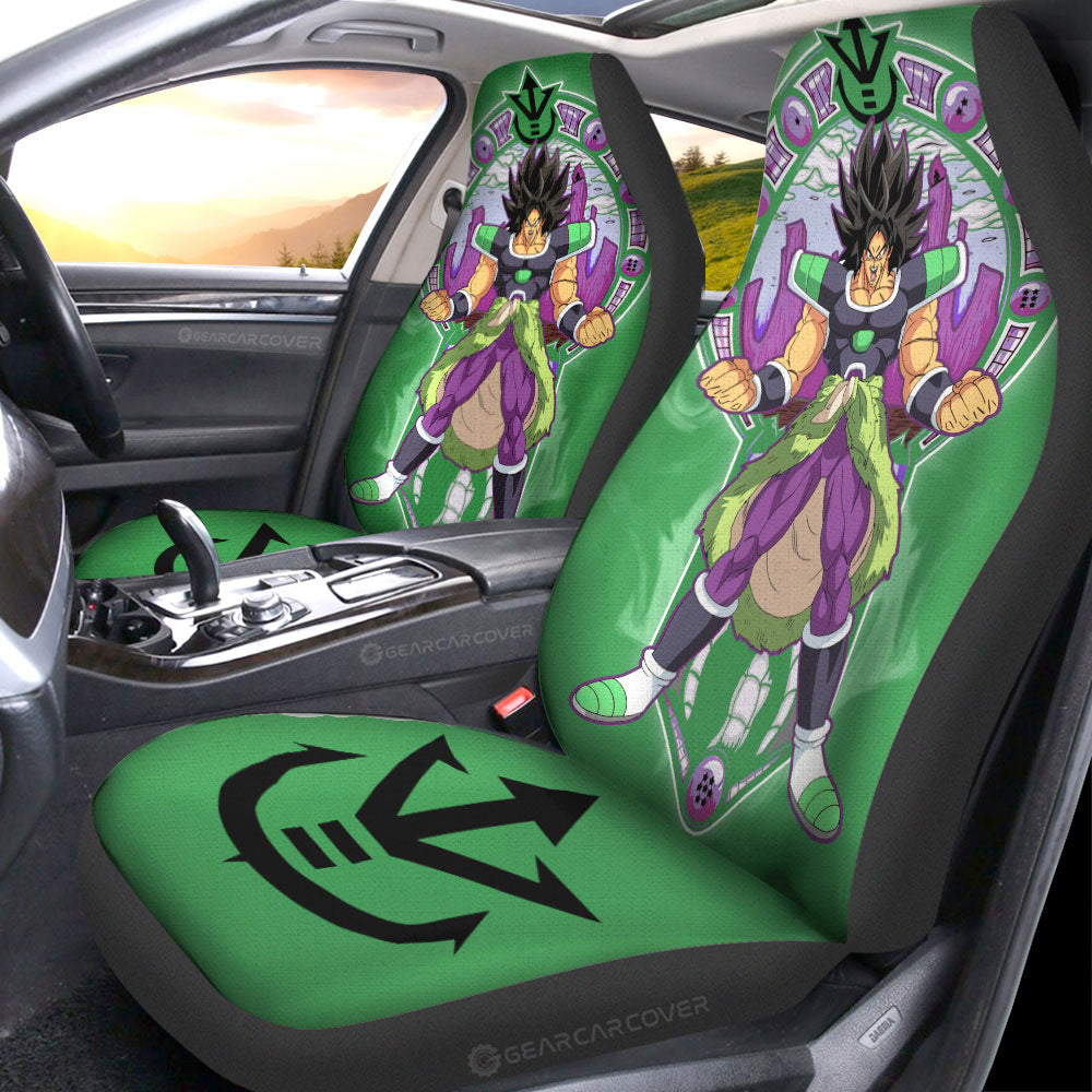 Broly Car Seat Covers Custom Dragon Ball Car Interior Accessories - Gearcarcover - 1