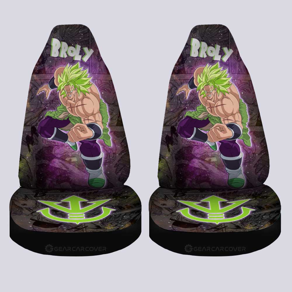 Broly Car Seat Covers Custom Galaxy Style Dragon Ball Anime Car Accessories - Gearcarcover - 4