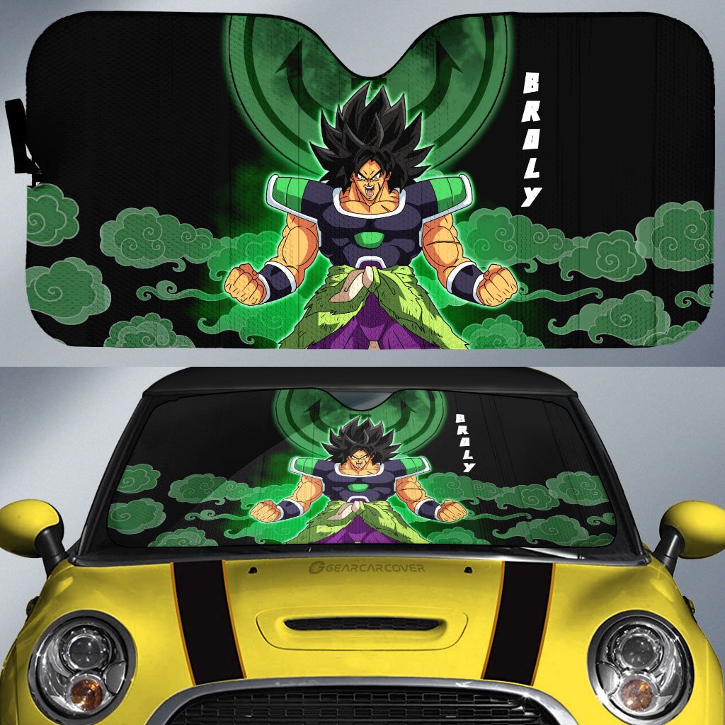 Broly Car Sunshade Custom Anime Dragon Ball Car Accessories - Gearcarcover - 1