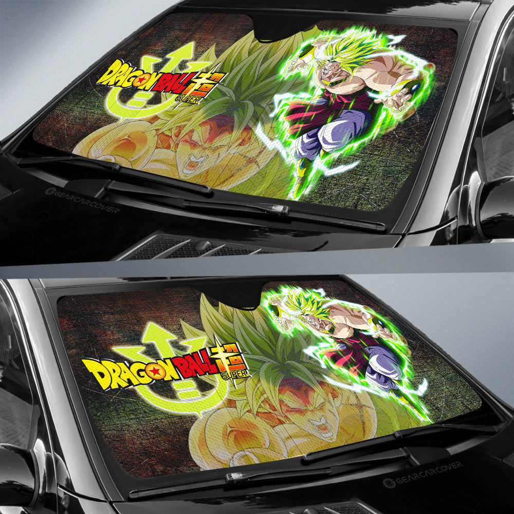Broly Car Sunshade Custom Dragon Ball Anime Car Interior Accessories - Gearcarcover - 3