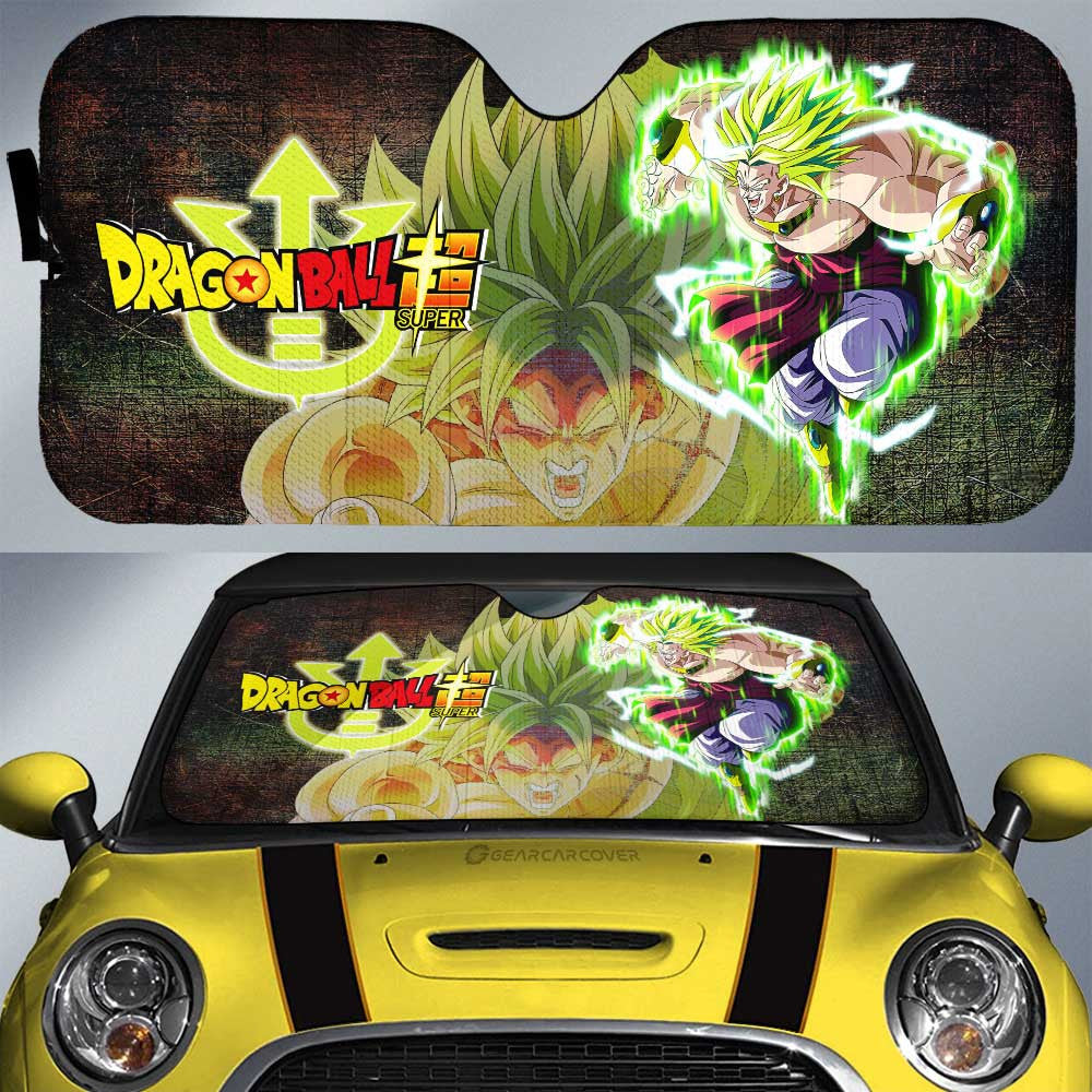 Broly Car Sunshade Custom Dragon Ball Anime Car Interior Accessories - Gearcarcover - 1