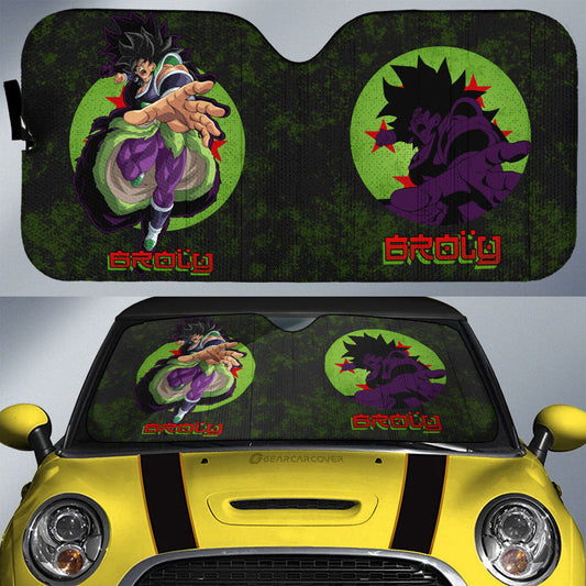 Broly Car Sunshade Custom Dragon Ball Anime Car Interior Accessories - Gearcarcover - 1