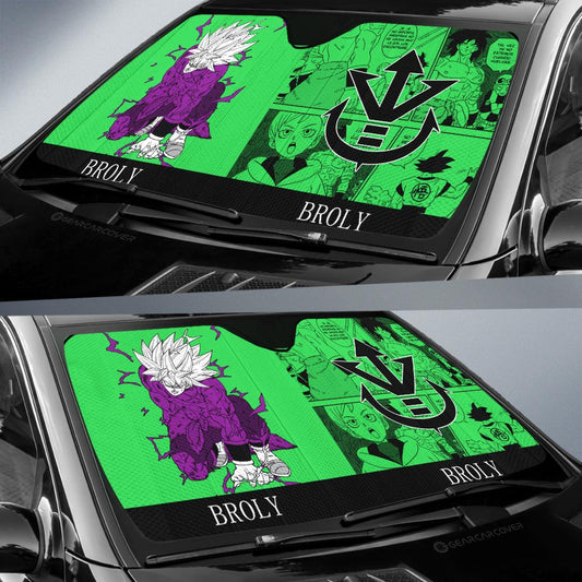 Broly Car Sunshade Custom Dragon Ball Anime For Car - Gearcarcover - 2