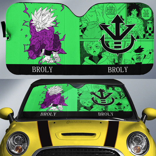 Broly Car Sunshade Custom Dragon Ball Anime For Car - Gearcarcover - 1