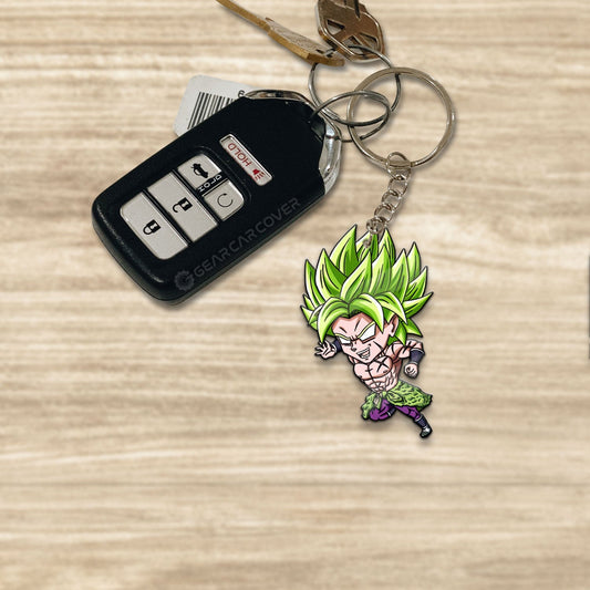 Broly Keychain Custom Dragon Ball Anime Car Accessories - Gearcarcover - 1