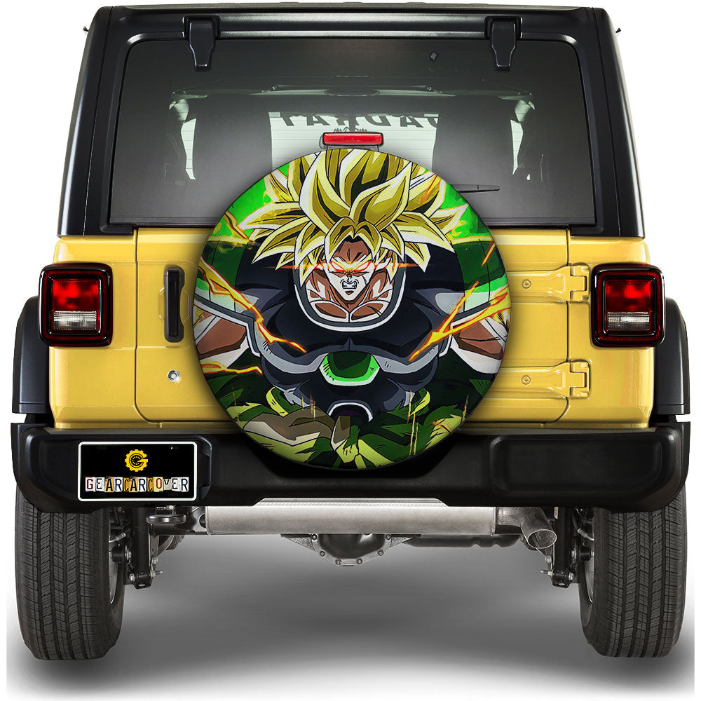 Broly Spare Tire Covers Custom Dragon Ball Anime Car Accessories - Gearcarcover - 1